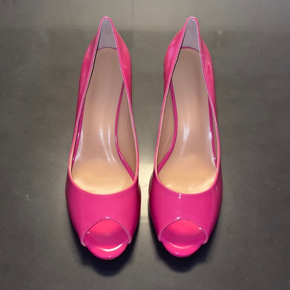 NWT Eldof Peep Toe 3.5” Heel Pump in Rose - Picture 6 of 12